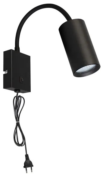 Brilagi - Flexibilná nástenná lampa SELE 1xGU10/30W/230V čierna