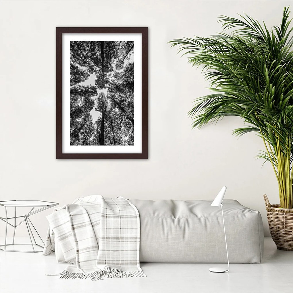 Gario Plagát Koruny stromov Farba rámu: Bez rámu, Rozmery: 40 x 60 cm