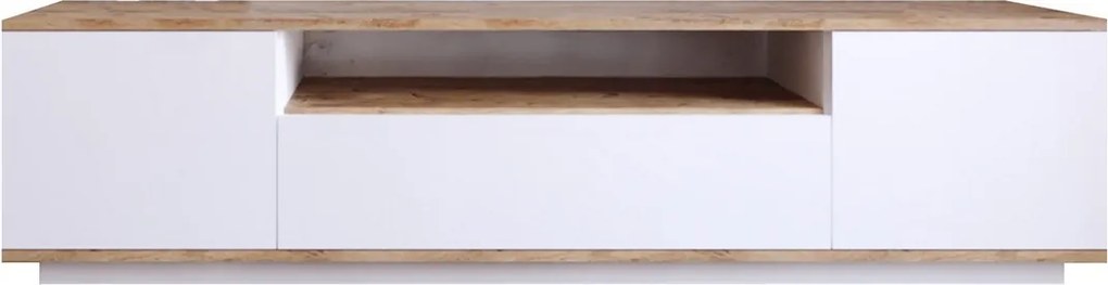 Televízny stolík Fran Atlantic Pine and White