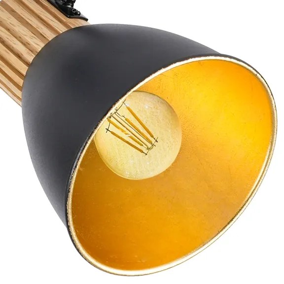 Brilagi - Bodové svietidlo ODENSE 4xE14/10W/230V kaučukovník/čierna