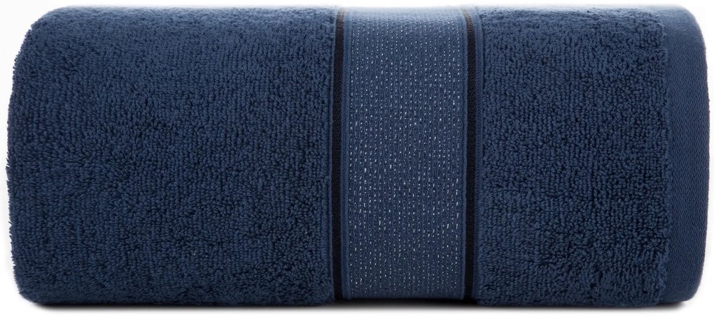 BAVLNENÝ UTERÁK LIANA 50X90 CM TMAVOMODRÁ