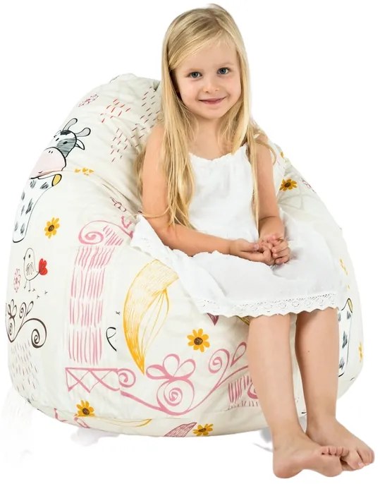 Sedací vak BAG Sako Design Kravička Veľkosť: XL