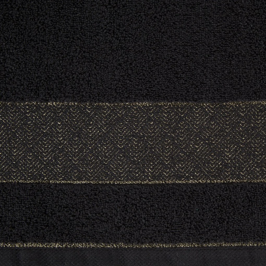 FROTÉ UTERÁK NESSY 70X140 CM ČIERNA