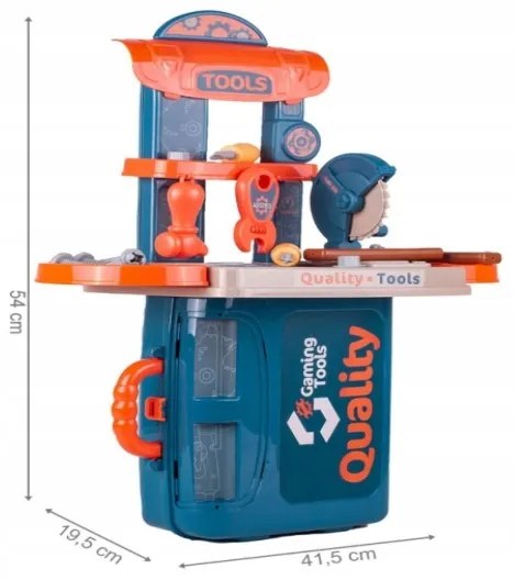 Detská dielňa v kufríku 3v1