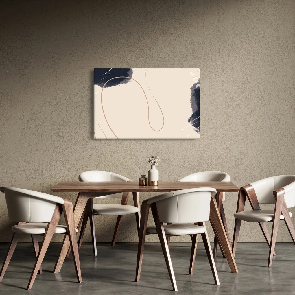 Obraz - Béžová abstrakcia (90x60 cm)