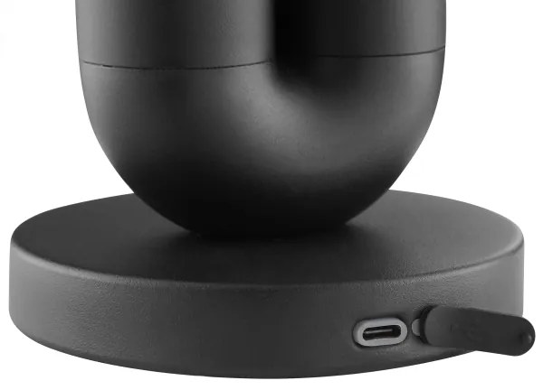 Brilliant - LED stmievateľná nabíjateľná dotyková stolná lampa SAYU LED/2,5W/5V 2700K IP44 čierna