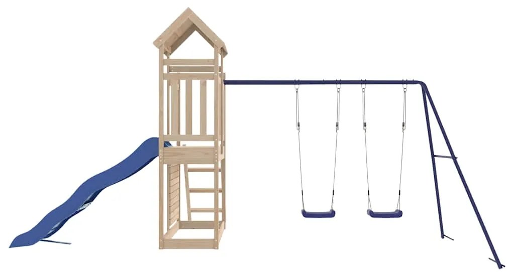 Vonkajšia súprava na hranie masívna borovica