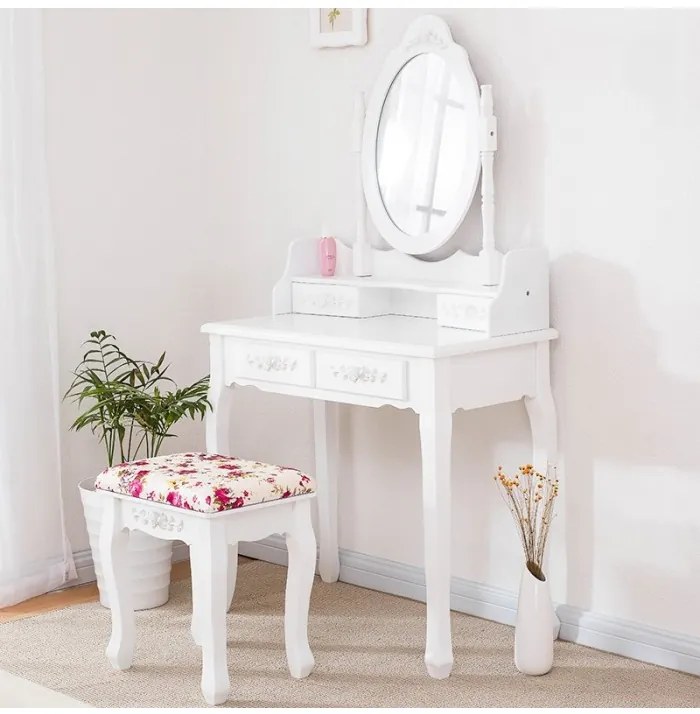 ShopJK TOALETNÝ STOLÍK TL01 ROSE