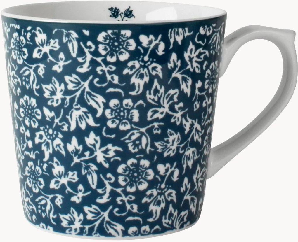 Porcelánové hrnčeky Sweet Alyssum, 4 ks