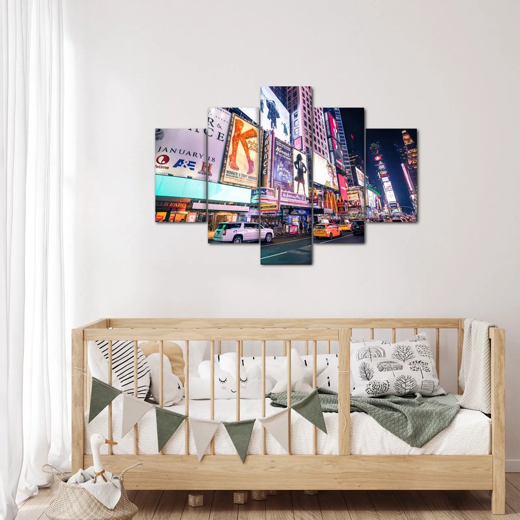 Obraz - New York Theater District (150x105 cm)