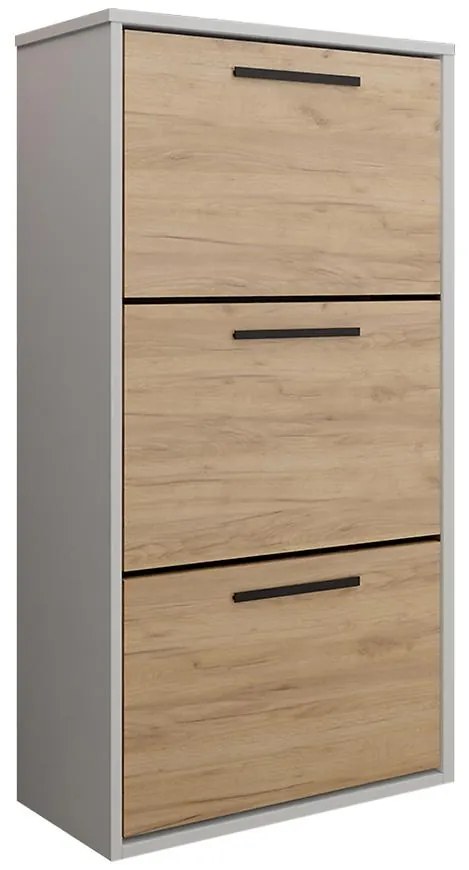 Skrinka na topánky Asper závesná Fr. Craft/biela