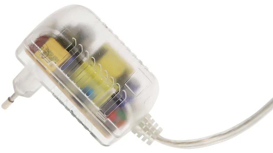 Biela LED stojacia lampa s kovovým tienidlom (výška 140 cm) Lund – Candellux Lighting