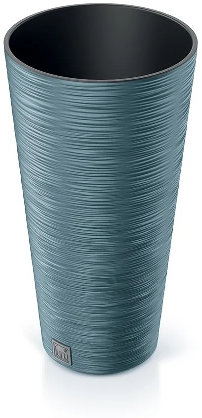 Prosperplast Kvetináč FUSU III modrý, varianta 25 cm