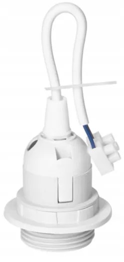 BERGE Stavebný a renovačný držiak lampy na žiarovky E27, kábel 230V s maticou