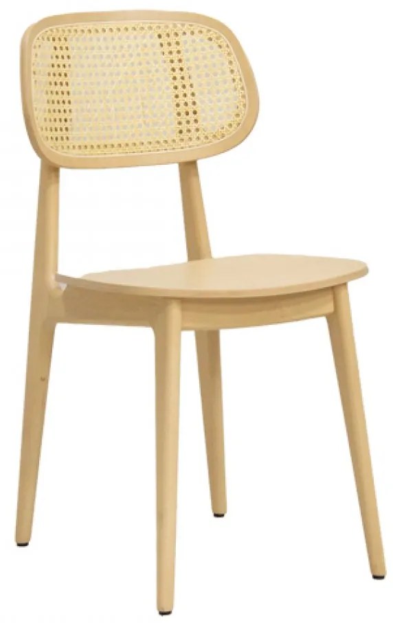BUNNY CB DREVENÁ STOLIČKA S VÝPLETOM BUNNY CB