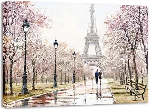 Styler Obraz na plátne - Ulička v Paríži 85x113 cm