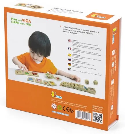 Sada na učenie tvarov Viga 44506 puzzle