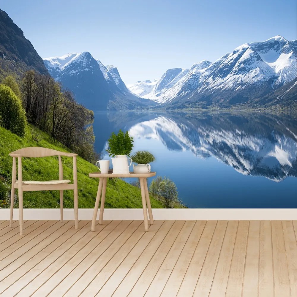 Fototapeta Vliesová Fjord v nórsku 416x254 cm