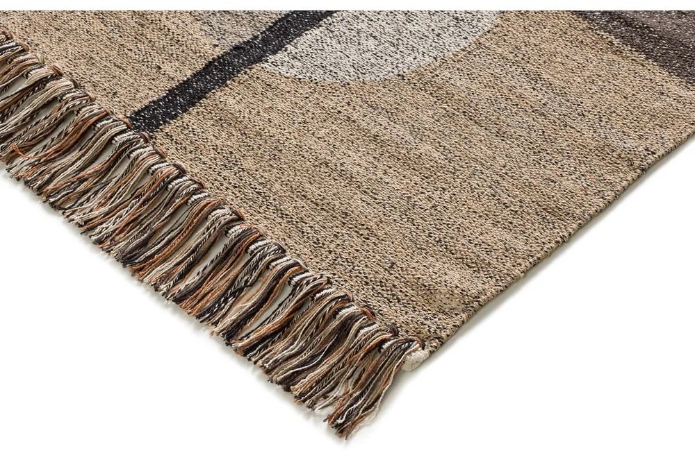 Prateľný ručne tkaný koberec z recyklovanej bavlny 120x170 cm Chandia – Universal