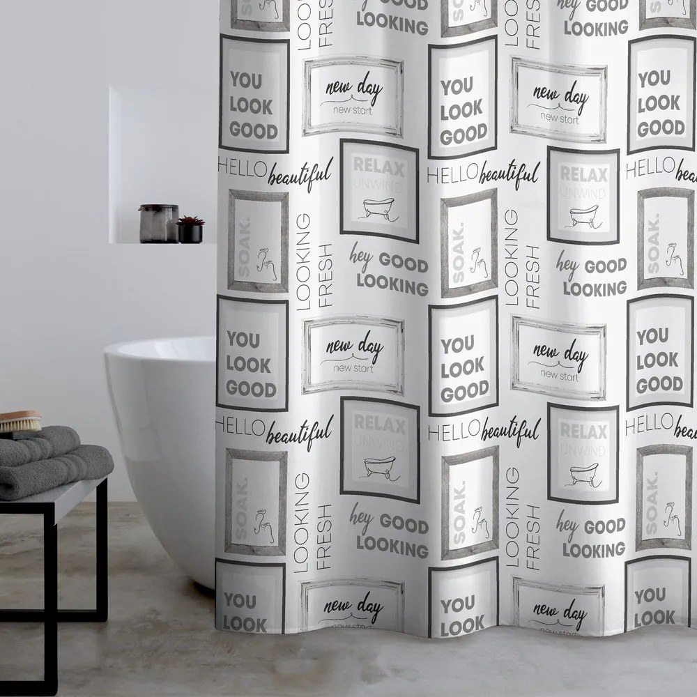 Sprchový záves 180x180 cm Relax and Unwind – Catherine Lansfield