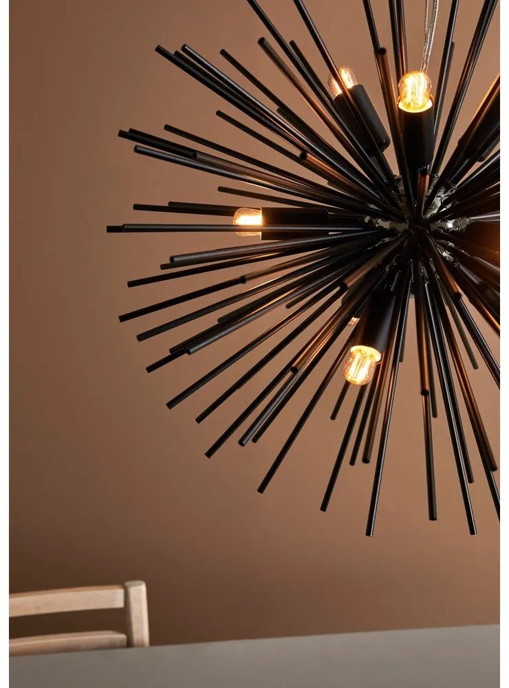 Čierne závesné svietidlo Markslöjd Soleil