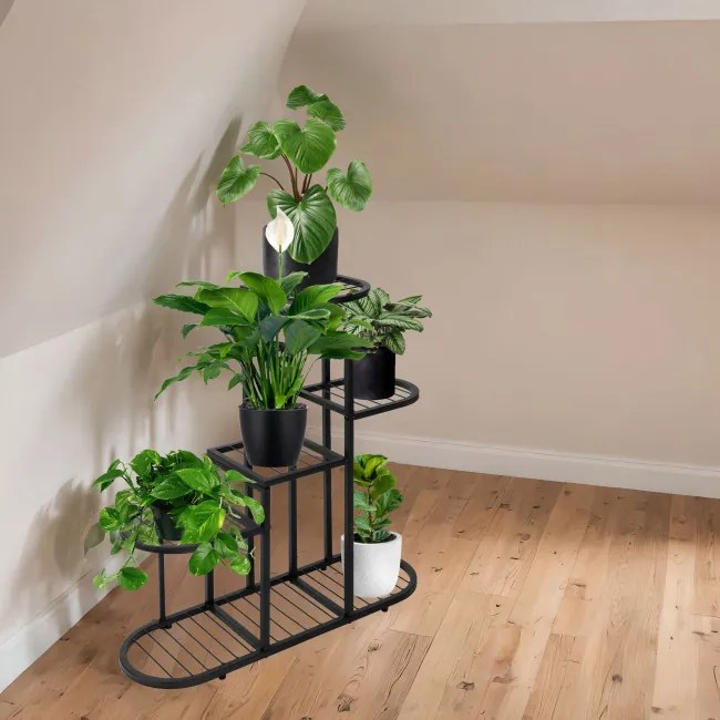 Stojan na kvety STIGAN čierny