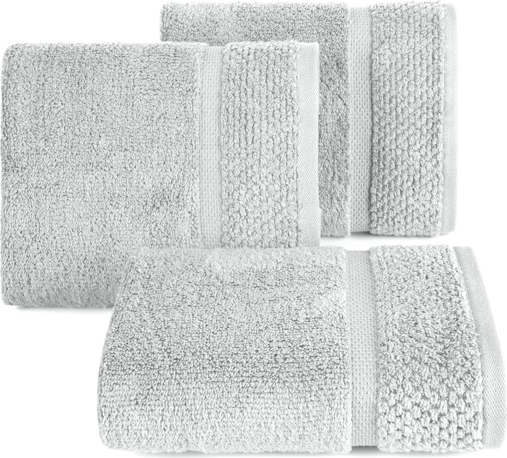 BAVLNENÝ UTERÁK VILIA 50X90 CM STRIEBORNÁ