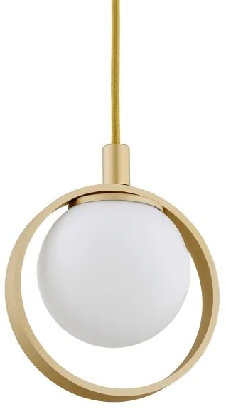 Argon 8257 - Závesný luster SATURNIA na lanku 1xG9/6W/230V, zlatý