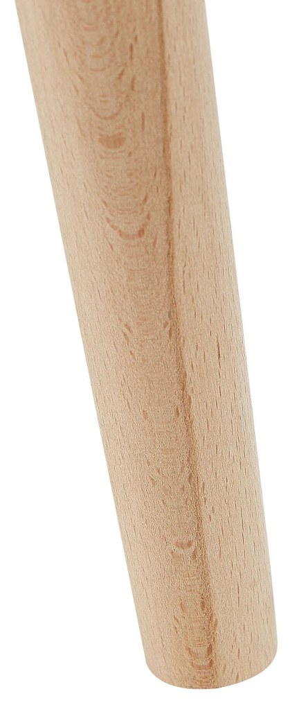 Stojanový kvetináč s drevenými nohami ⌀ 33 cm sivý MALAKI Beliani
