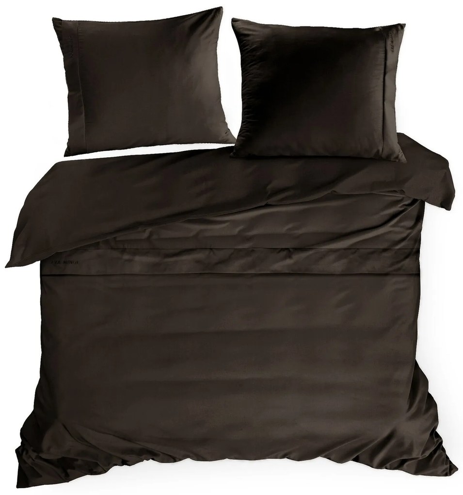 MAKOSATÉNOVÉ OBLIEČKY EVA MINGE ELEGANT1G 200X220 CM, 2 KS 70X80 CM HNEDÉ