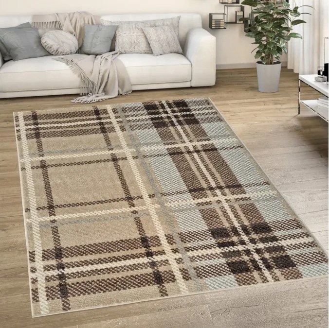 DC Koberec Safir 327 béžová sivá Rozmer: 60×100 cm