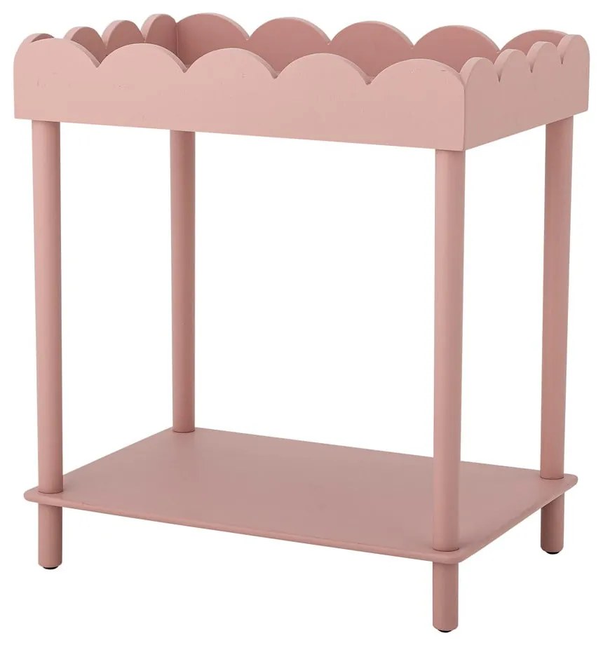 Ružový konzolový stolík z borovicového dreva 40x60 cm Isola – Bloomingville