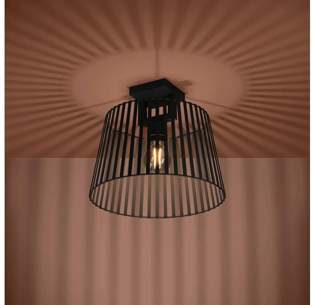 Eglo 390001 - Stropné svietidlo BOGOTA 1xE27/40W/230V čierna