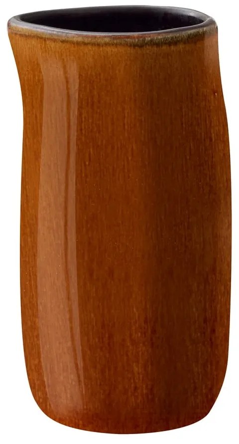 Jantárová keramická kanvička na mlieko 200 ml Gastro Black/Amber – Bitz