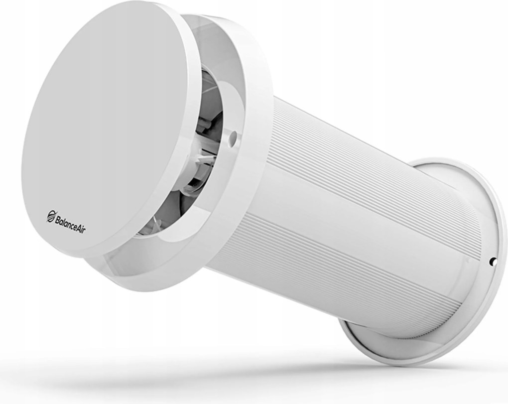 Nástenný Vzduchovka S Termostatom FI100 mm Výkonná 30 m3/h Balanceair Prodmax