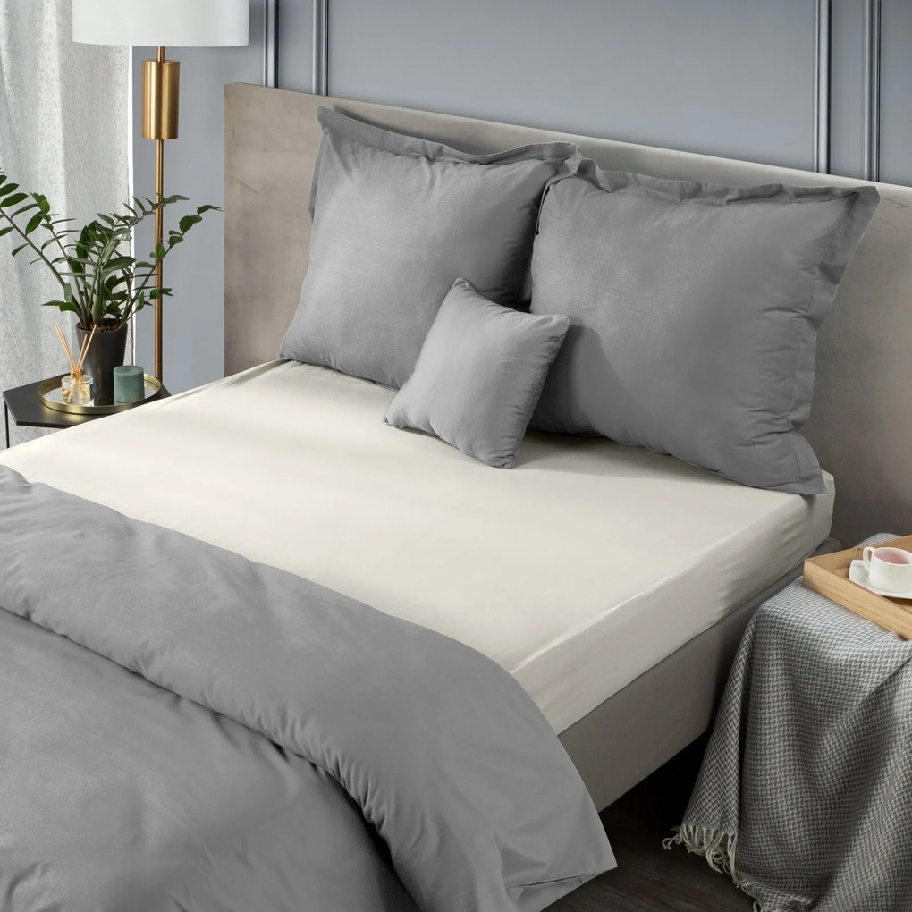 MAKOSATÉNOVÉ PRESTIERADLO NOVA 160X210 CM KRÉMOVÉ