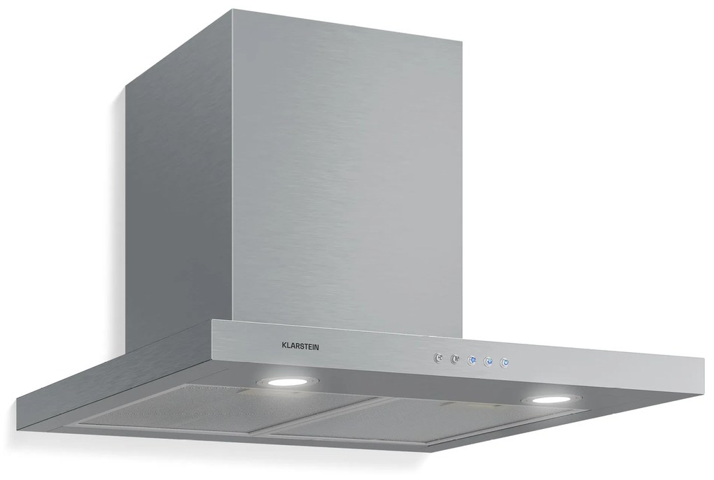 Klarstein Limelight, digestor, 60 cm, nástenný, 600 m³/h, strieborný