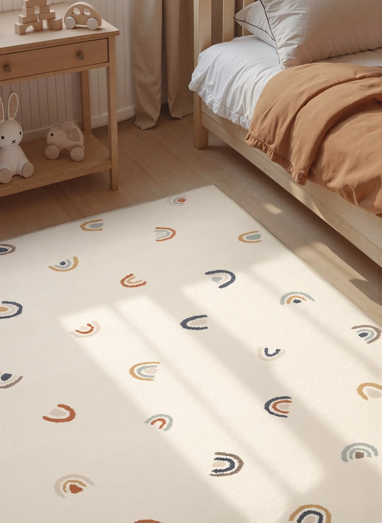 Hanse Home, Detský koberec Adventures 106414 Cream Multicolor, 160x235, viacfarebná, detská izba