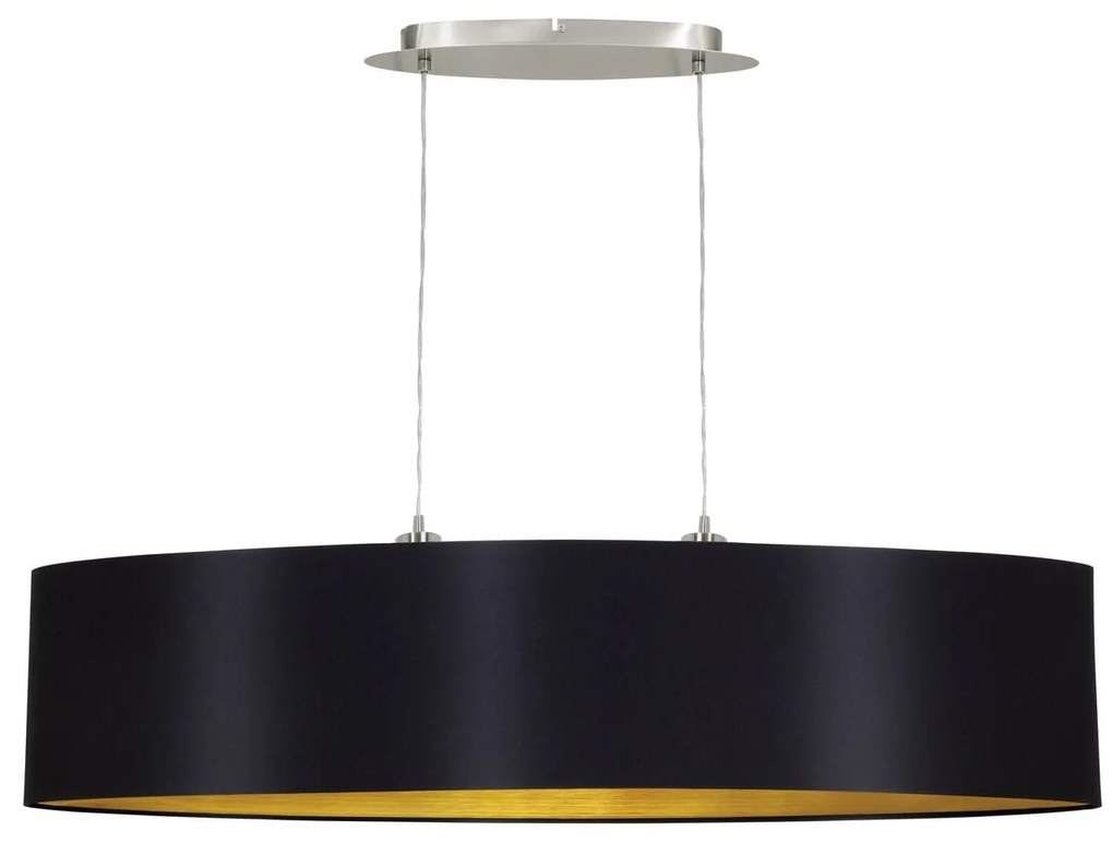 Moderné svietidlo EGLO MASERLO čierna/zlatá 31616