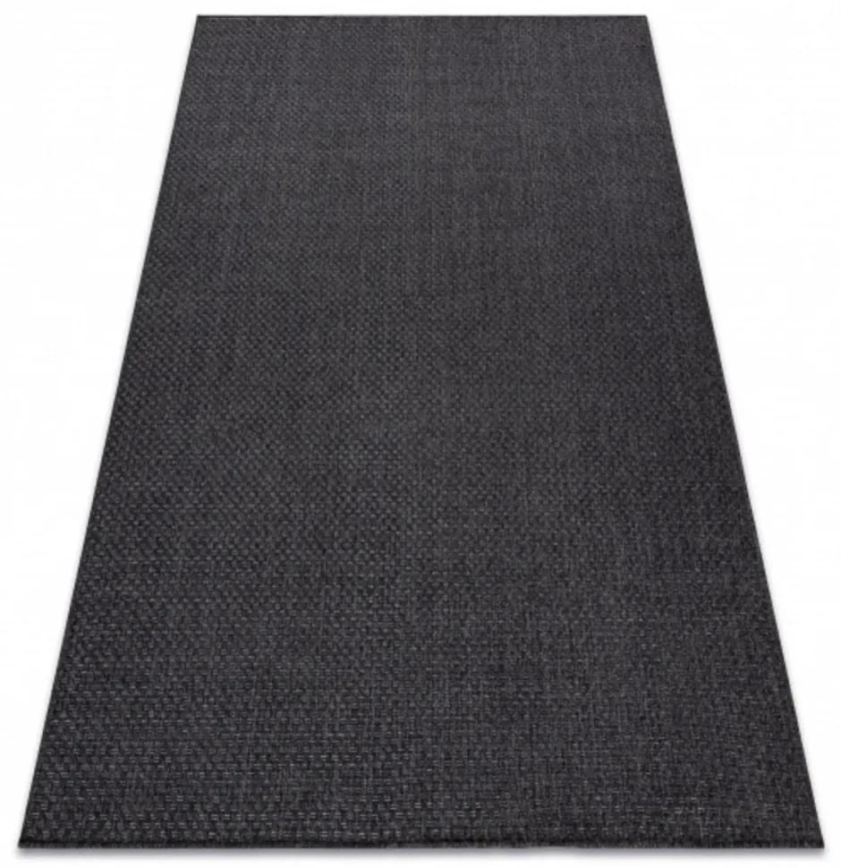 Kusový koberec Decra čierny 80x300cm