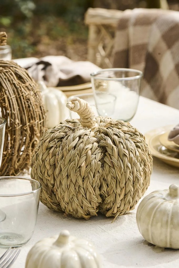 IB Laursen Dekorácia tekvica PUMPKIN COACH GRASS