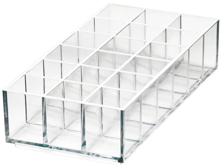 Kúpeľňový organizér na kozmetiku z recyklovaného plastu Lip Station - iDesign