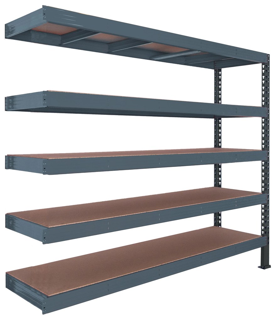 Trestles Prístavok k regálu 2000x2200x600, 5 políc Farba: sivá