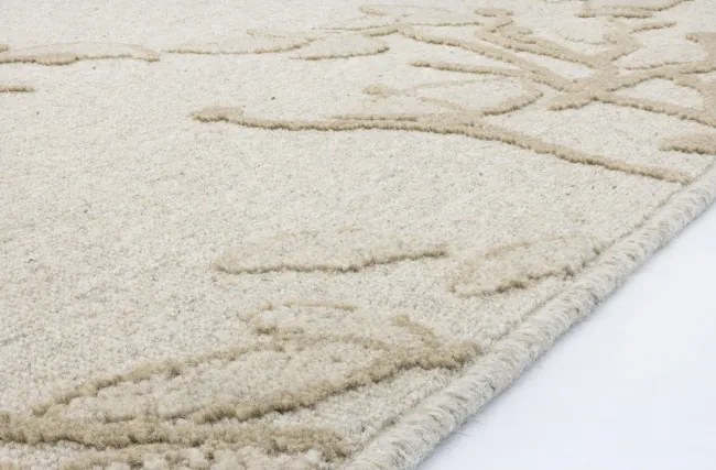 Koberec Agnella Noble Flors svetlobéžový