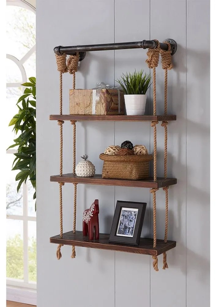 Nástenná polica 120x60 cm smrek