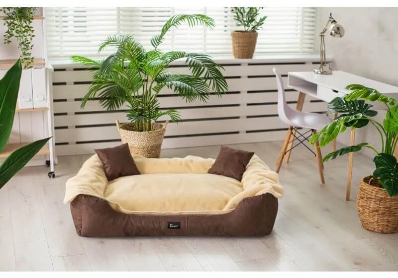 Bestent Pelech pre psa 110x90cm Brown Baddy XL