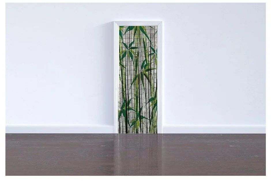 Zelený bambusový záves do dverí 200x90 cm Bamboo - Maximex