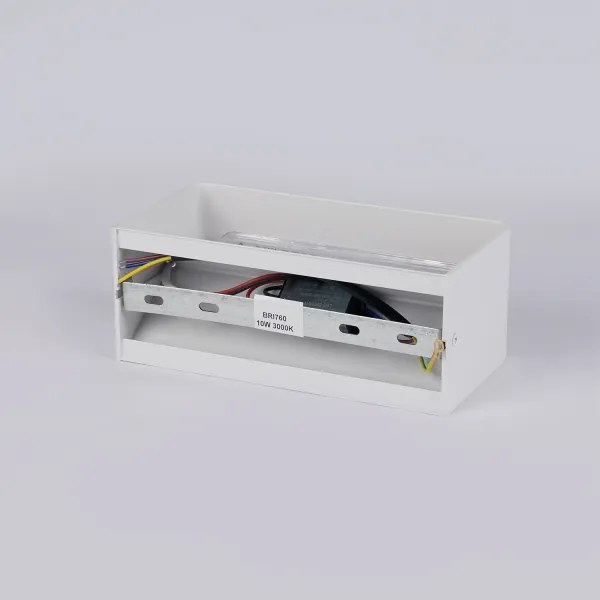 Brilagi - LED vonkajšie nástenné svietidlo DONNANI LED/7W/230V 20 cm biele IP44