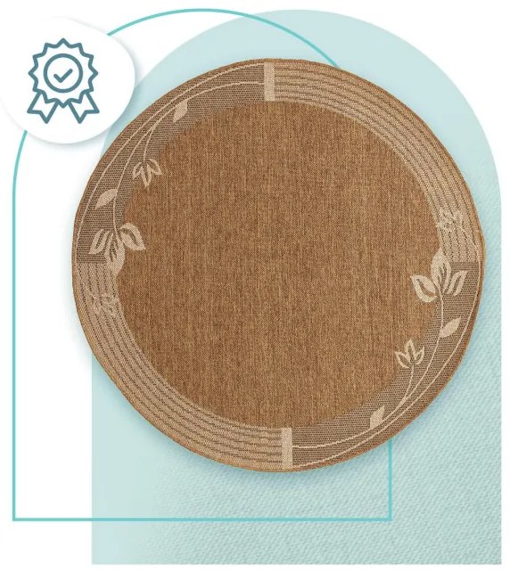 Koberec Adana Bloom Beige kruh