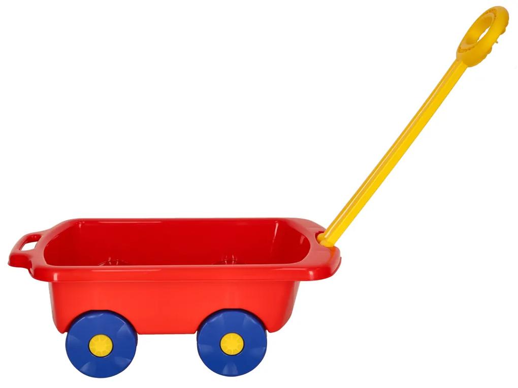 KIK Vozík na trakare s rukoväťou pre deti